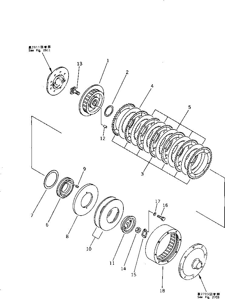 Other Komatsu / BF60-1 S/N 1001-UP(bf60-1r) / STEERING CLUTCH(060210 : 2521) Other Komatsu / BF60-1 S/N 1001-UP(bf60-1r) / STEERING CLUTCH(060210 : 2521)
