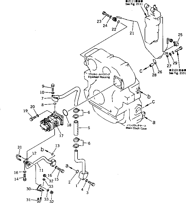 Other Komatsu / BF60-1 S/N 1001-UP(bf60-1r) / MAIN CLUTCH PIPING(120220 : 4521) Other Komatsu / BF60-1 S/N 1001-UP(bf60-1r) / MAIN CLUTCH PIPING(120220 : 4521)