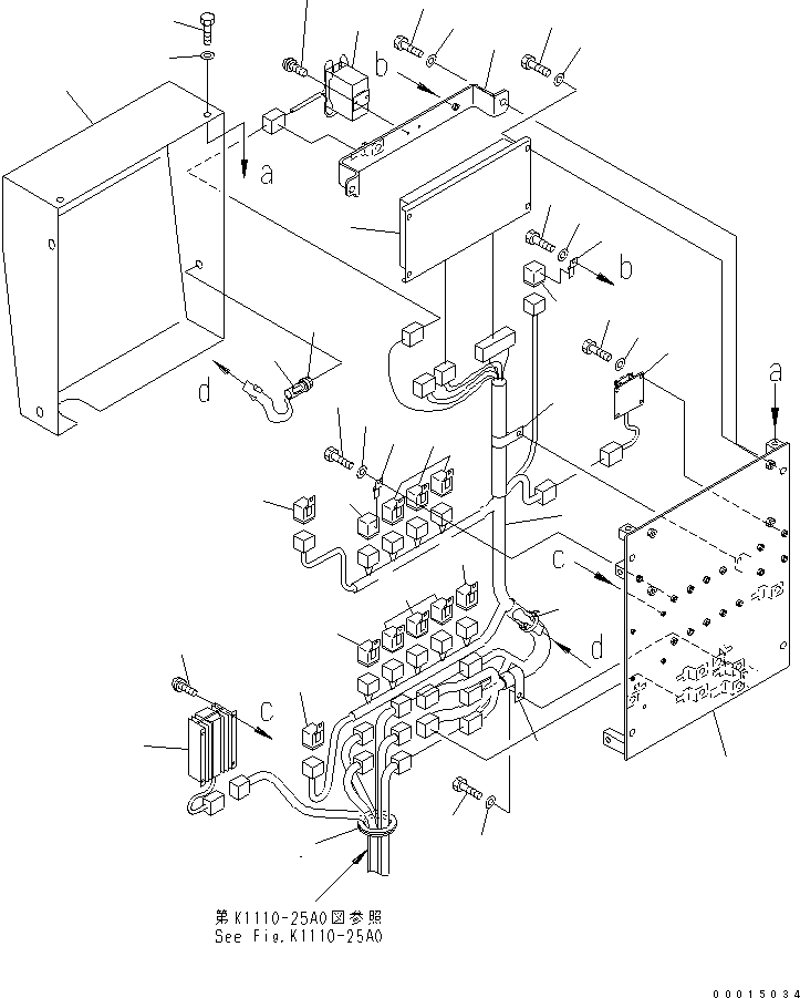 Other Komatsu / BP500-7-M1 S/N 20002-UP(bp500-7r) / WIRING (CONTROL BOX)(120100 : E0200-08A0)