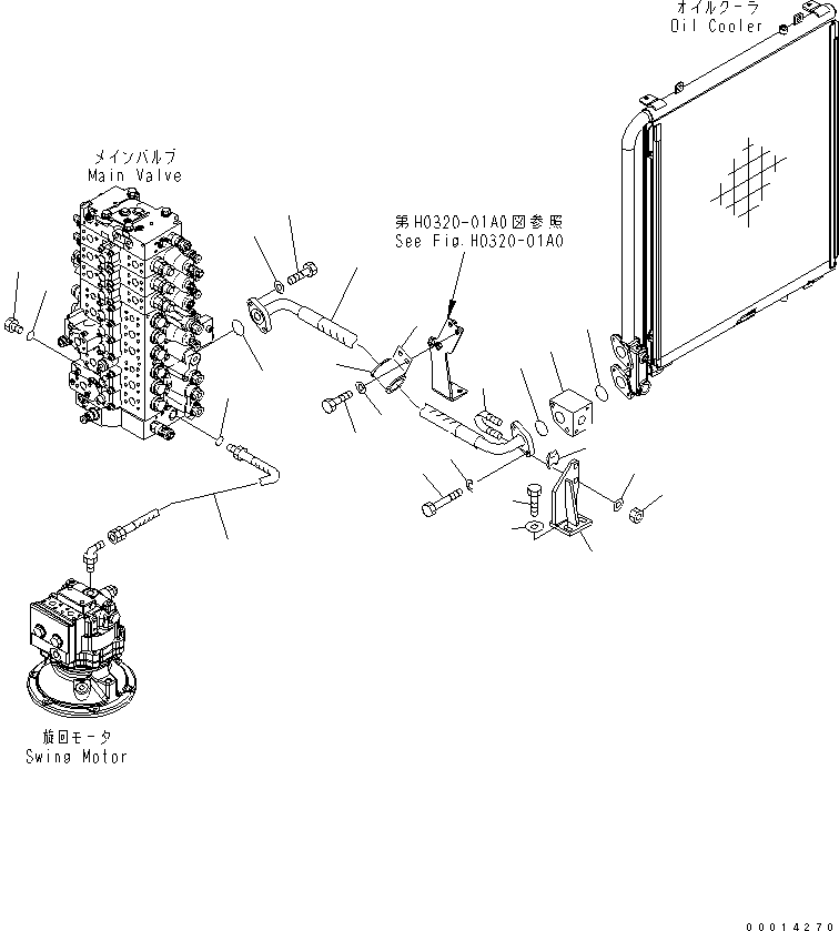 Other Komatsu / BP500-7-M1 S/N 20002-UP(bp500-7r) / RETURN LINE(150090 : H0330-01A0)