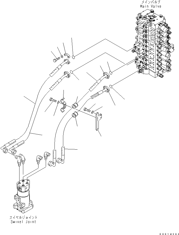 Other Komatsu / BP500-7-M1 S/N 20002-UP(bp500-7r) / TRAVEL LINES(150230 : H1310-01A0)