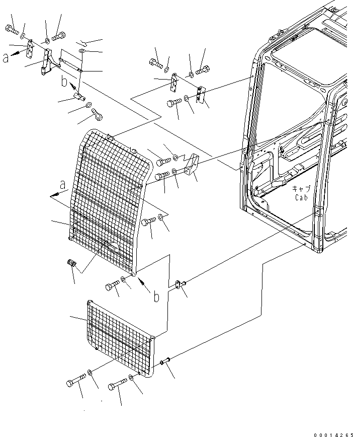 Other Komatsu / BP500-7-M1 S/N 20002-UP(bp500-7r) / FRONT GUARD (FULL) (LEVEL-1)(210210 : K0230-01A1)