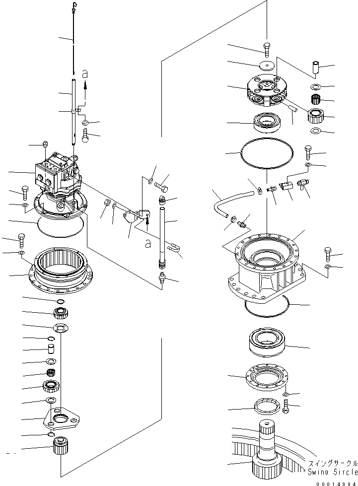 Other Komatsu / BP500-7-M1 S/N 20002-UP(bp500-7r) / SWING MACHINERY(270020 : N1210-01A0)