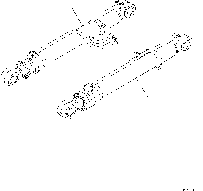 Other Komatsu / BP500-7-M1 S/N 20002-UP(bp500-7r) / BOOM CYLINDER(360100 : T1120-01A0)