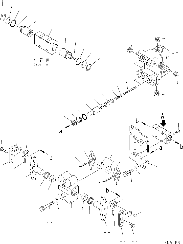 Mobile crushers and recyclers Komatsu / BR100RG-1 S/N 1002-UP(br100rgr) / P.P.C. VALVE (FOR TRAVEL)(#1002-1100)(150250 : 6225)