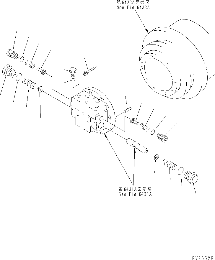 Mobile crushers and recyclers Komatsu / BR100RG-1 S/N 1002-UP(br100rgr) / TRAVEL MOTOR (2/3)(#1101-)(150380 : 6432A)