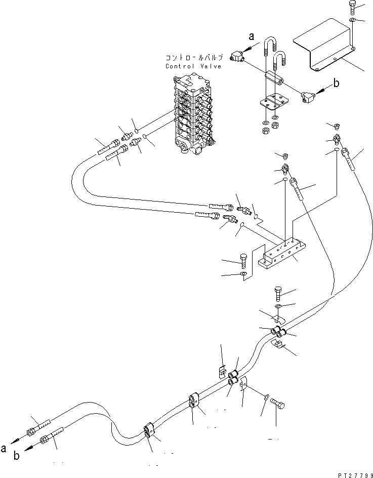 Mobile crushers and recyclers Komatsu / BR100RG-1 S/N 1002-UP(br100rgr) / FEEDER LINE (1/2)(#1101-)(150570 : 6553A)