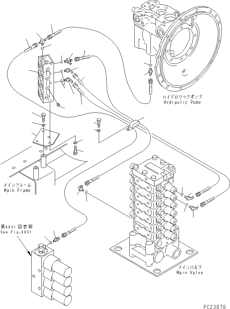 Mobile crushers and recyclers Komatsu / BR100RG-1 S/N 1002-UP(br100rgr) / SOLENOID VALVE LINE(#1002-1100)(150670 : 6611)