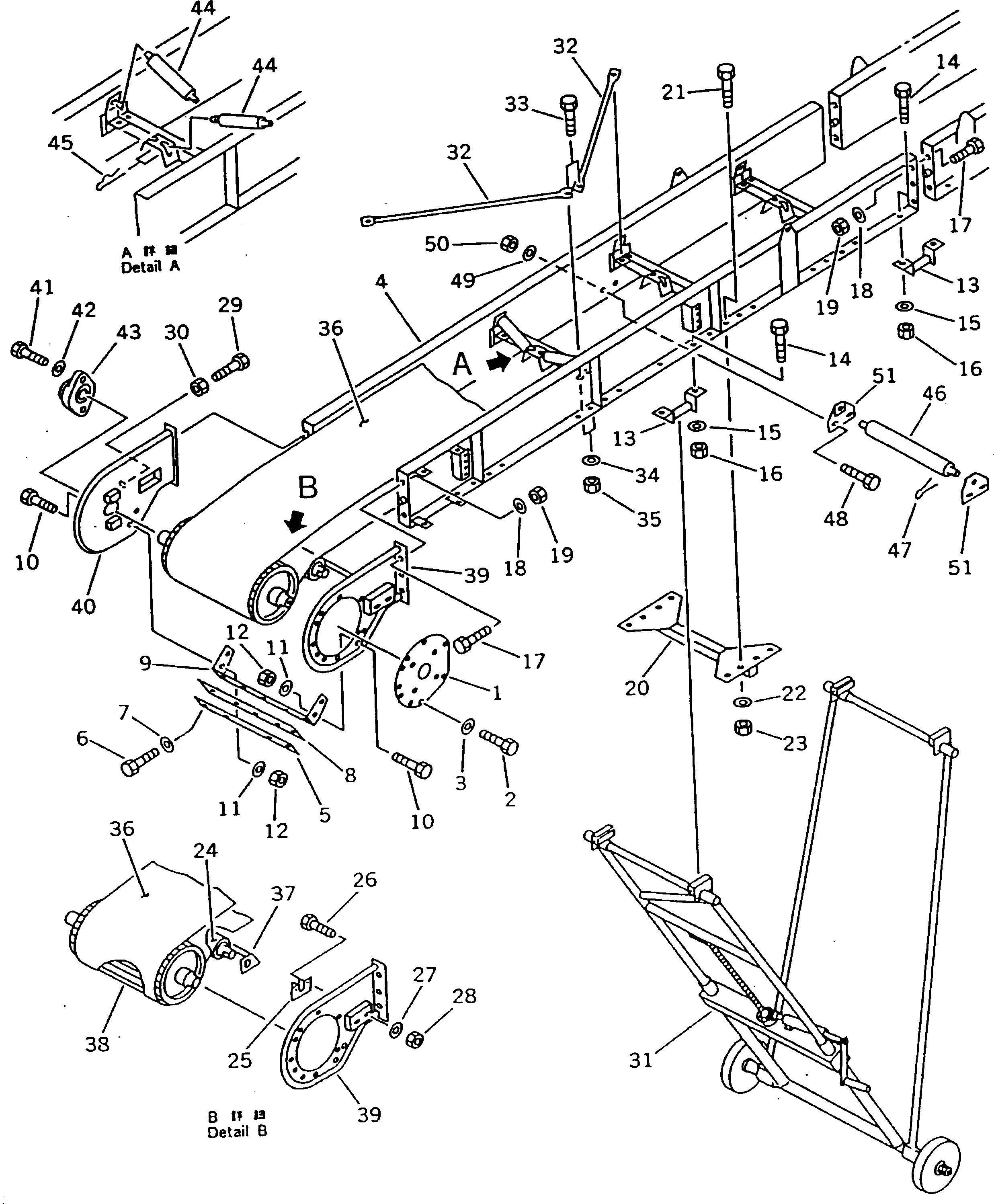Mobile crushers and recyclers Komatsu / BR200R-1 S/N 1002-UP(br200r-r) / 2ND CONVEYOR (7M - 600MM WIDE  ? 10M - 600MM WIDE) (1/3)(180230 : 7561)