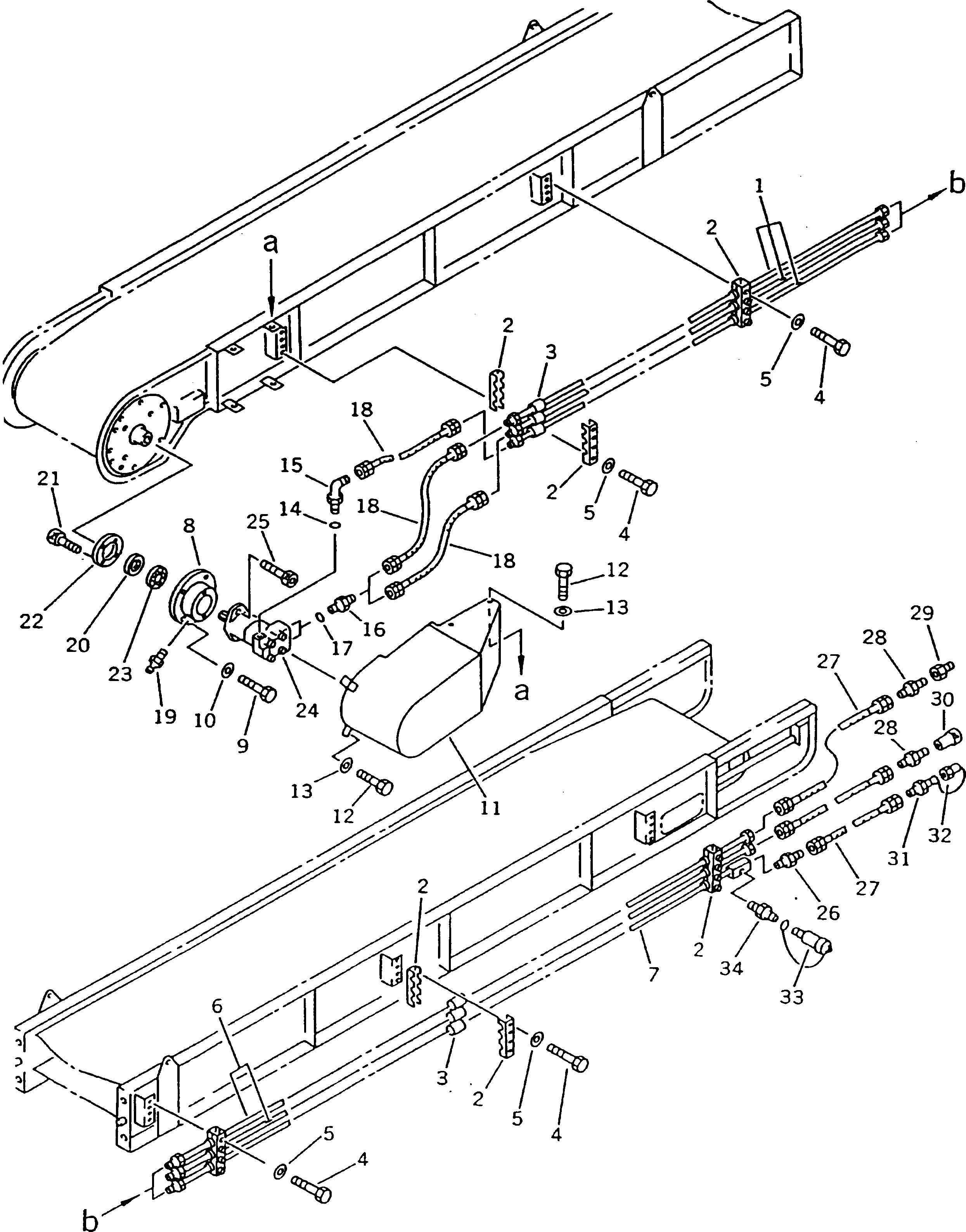 Mobile crushers and recyclers Komatsu / BR200R-1 S/N 1002-UP(br200r-r) / 2ND CONVEYOR (7M - 600MM WIDE  ? 10M - 600MM WIDE) (3/3)(180250 : 7563)