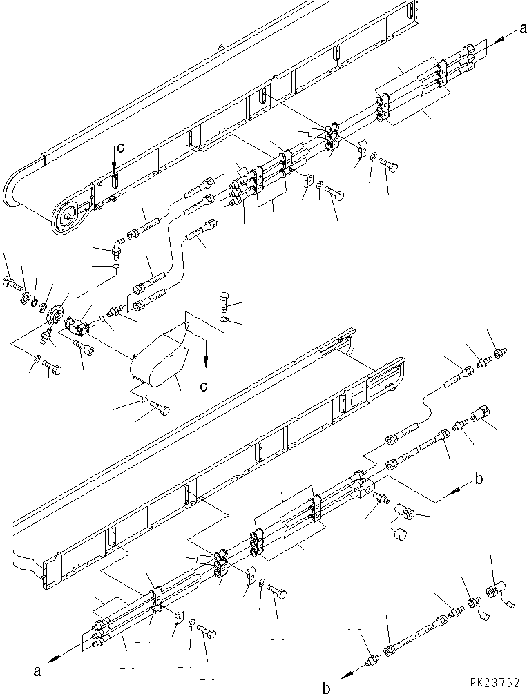 Mobile crushers and recyclers Komatsu / BR200R-1 S/N 1002-UP(br200r-r) / 2ND CONVEYOR (600MM WIDTH - 7M ?10M LENGTH) (3/3)(180280 : 7567)