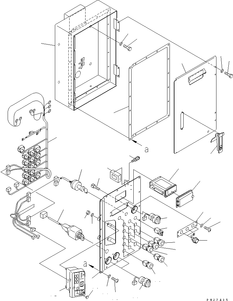 Mobile crushers and recyclers Komatsu / BR200T-1A S/N 1101-UP(br200t0r) / CONTROL PANEL(120090 : E0250-03A0)