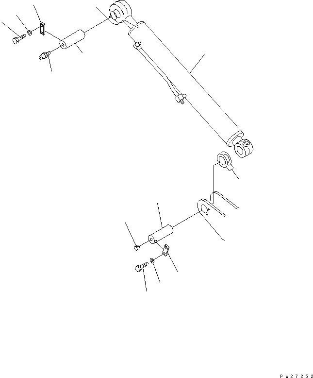 Mobile crushers and recyclers Komatsu / BR200T-1A S/N 1101-UP(br200t0r) / CRUSHER (CYLINDER)(360430 : T1640-18A0)