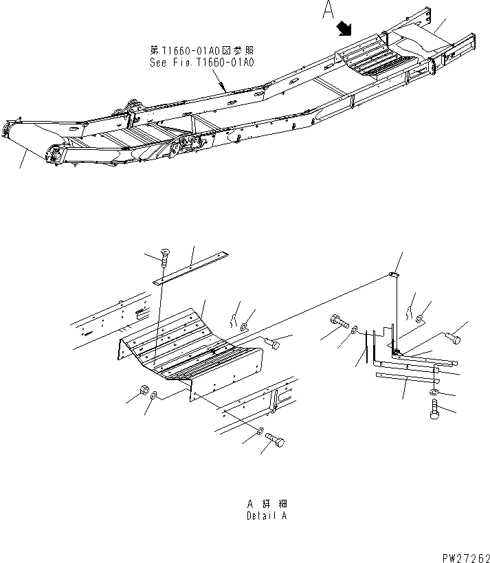 Mobile crushers and recyclers Komatsu / BR200T-1A S/N 1101-UP(br200t0r) / CONVEYOR (INNER PARTS) (COVER)(360570 : T1660-07A0)