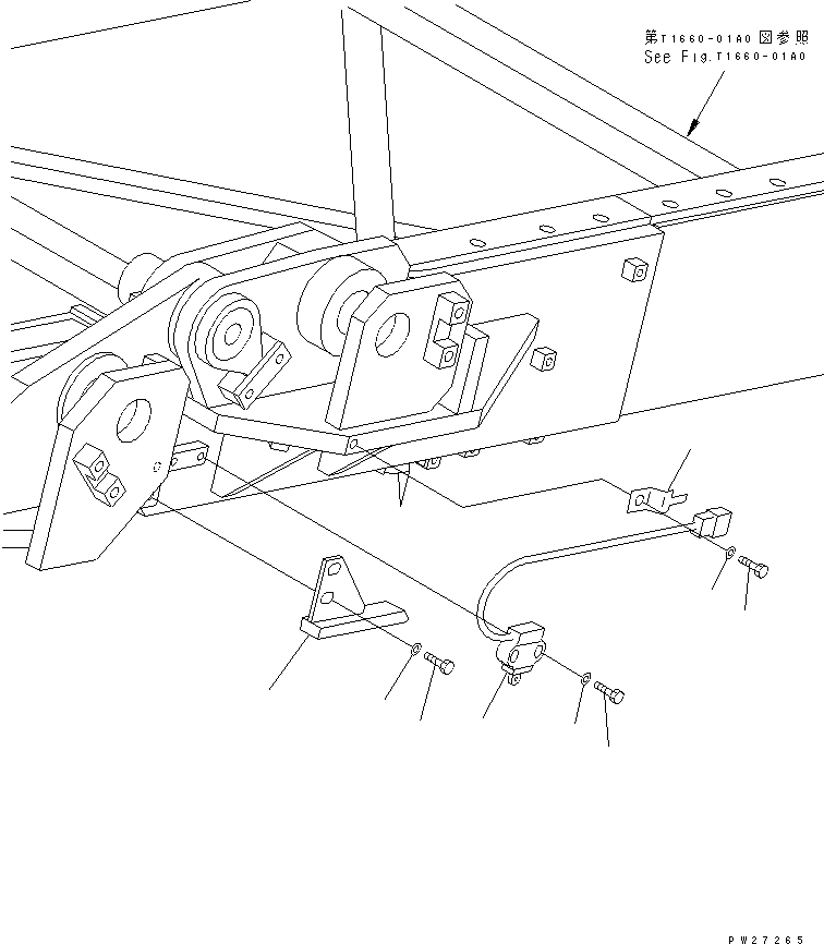 Mobile crushers and recyclers Komatsu / BR200T-1A S/N 1101-UP(br200t0r) / CONVEYOR (INNER PARTS) (ELECTRICAL PARTS)(360600 : T1660-10A0)