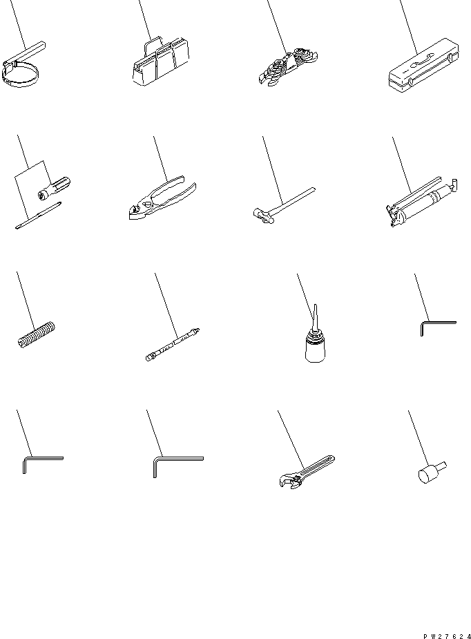 Mobile crushers and recyclers Komatsu / BR200T-1A S/N 1101-UP(br200t0r) / TOOL(420010 : V0300-01A0)