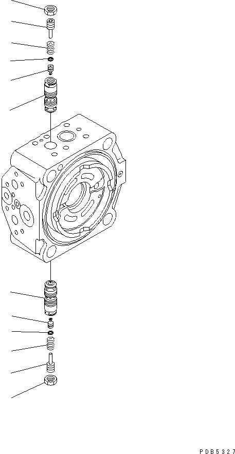 Mobile crushers and recyclers Komatsu / BR200T-1A S/N 1101-UP(br200t0r) / TRAVEL MOTOR (3/3)(450210 : Y1651-13A0)