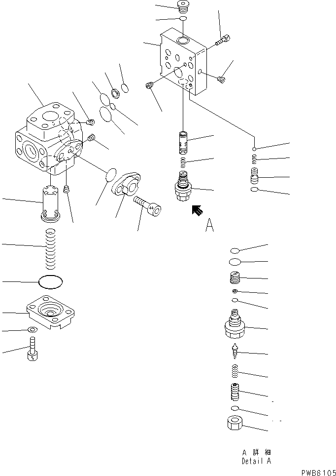 Mobile crushers and recyclers Komatsu / BR200T-1A S/N 1101-UP(br200t0r) / PILOT VALVE(450380 : Y1679-01A0)