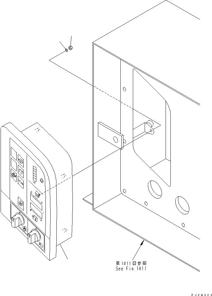 Mobile crushers and recyclers Komatsu / BR300S-1 S/N 1001-UP(br300s-r) / MONITOR PANEL(030230 : 1601)