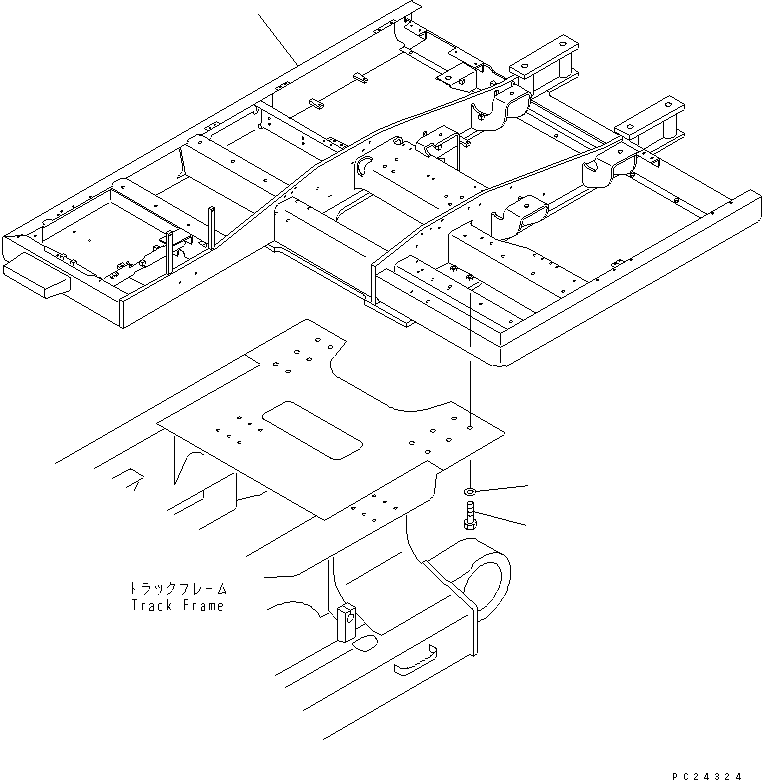 Mobile crushers and recyclers Komatsu / BR300S-1 S/N 1001-UP(br300s-r) / MAIN FRAME(090030 : 4601)