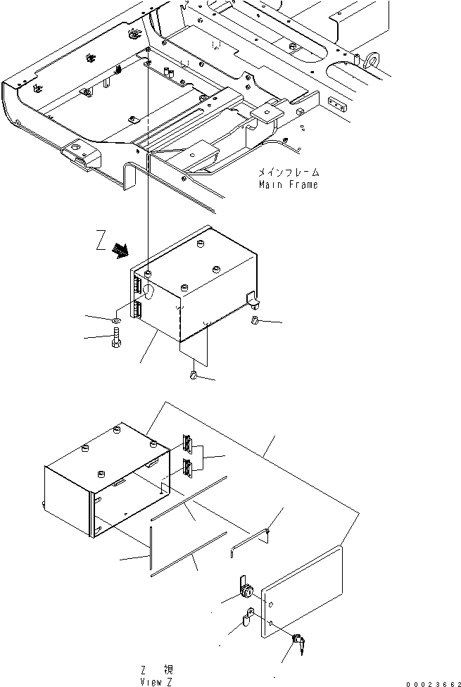 Mobile crushers and recyclers Komatsu / BR300S-2-M1 S/N 2001-UP(br300s0r) / TOOL BOX(240160 : M1621-01A0)