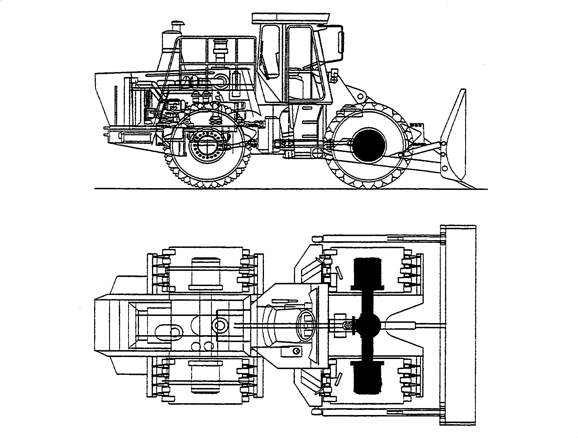 Compactors Komatsu / CD230 S/N 370720051 - Up(cd230) / 08 FRONT AXLE(08 : 08)