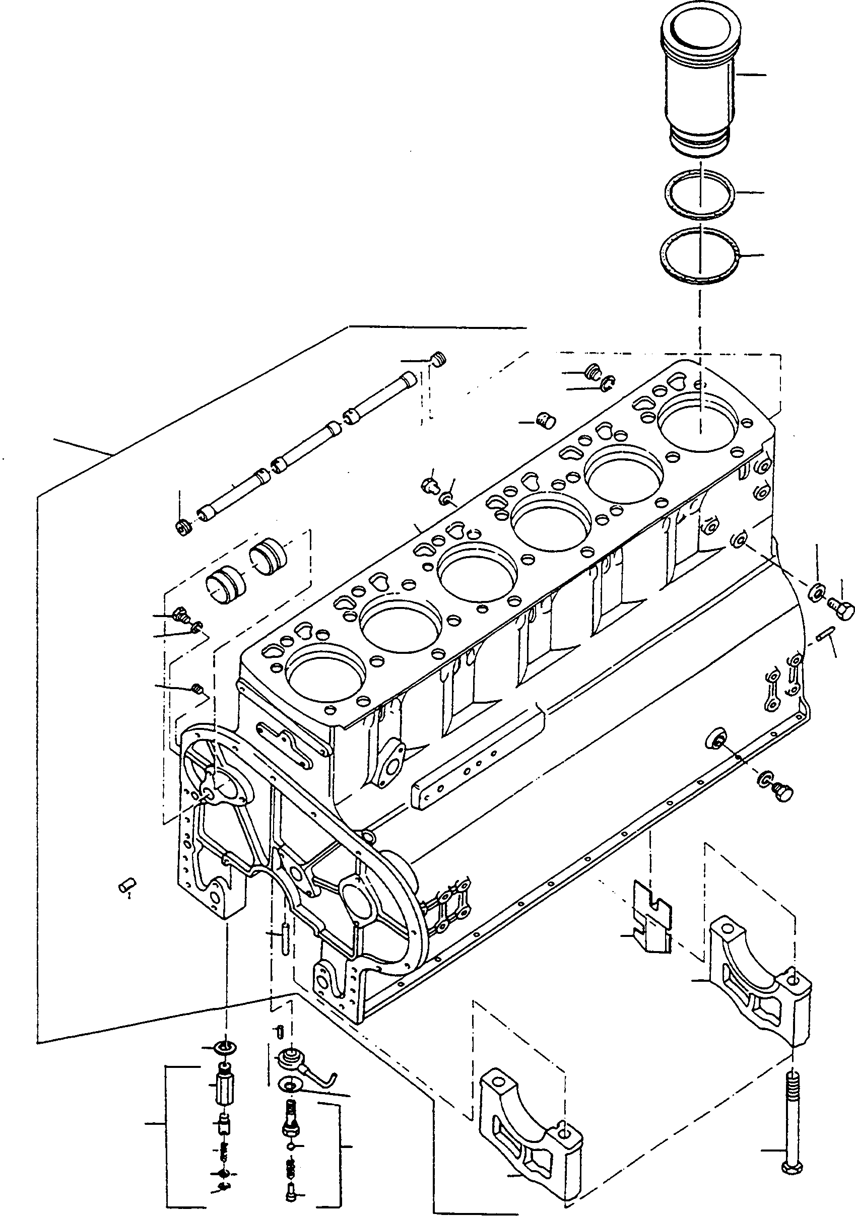 Compactors Komatsu / CD230 S/N 370720051 - Up(cd230) / CYLINDER BLOCK AND ATTACHING PARTS(01-02 : A1893)