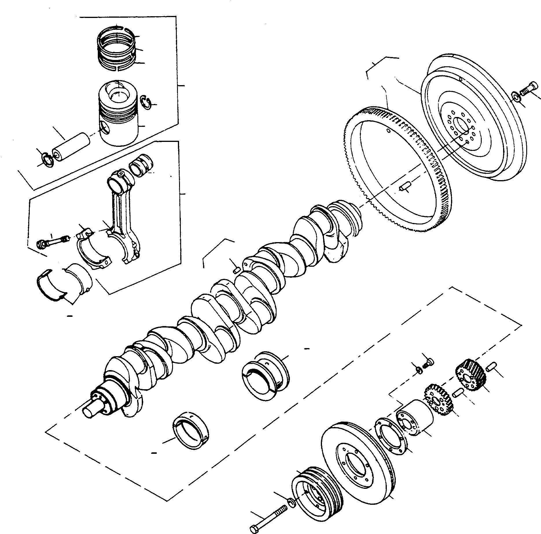 Compactors Komatsu / CD230 S/N 370720051 - Up(cd230) / CRANK ASSEMBLY(01-04 : A1894)