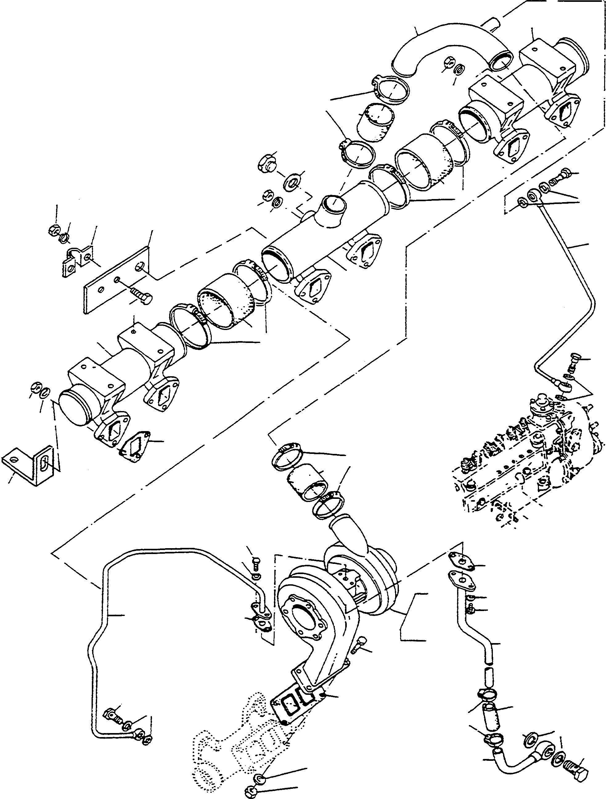 Compactors Komatsu / CD230 S/N 370720051 - Up(cd230) / INTAKE MANIFOLD, TURBOCHARGER(01-47 : A1915)