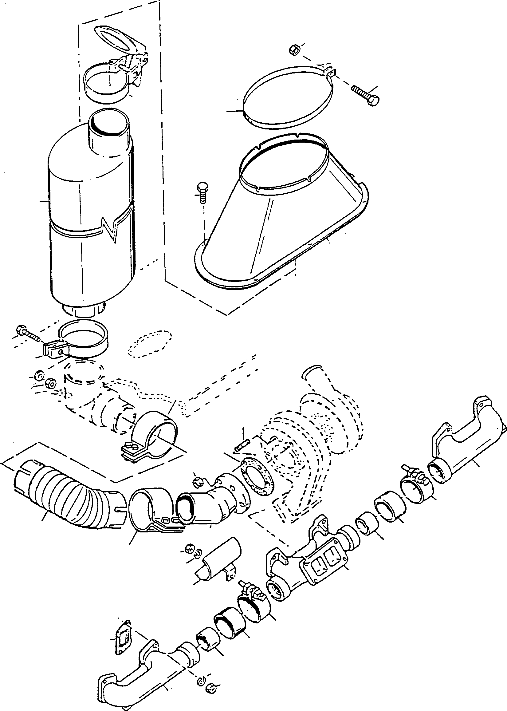 Compactors Komatsu / CD230 S/N 370720051 - Up(cd230) / EXHAUST SYSTEM(01-57 : A3753)