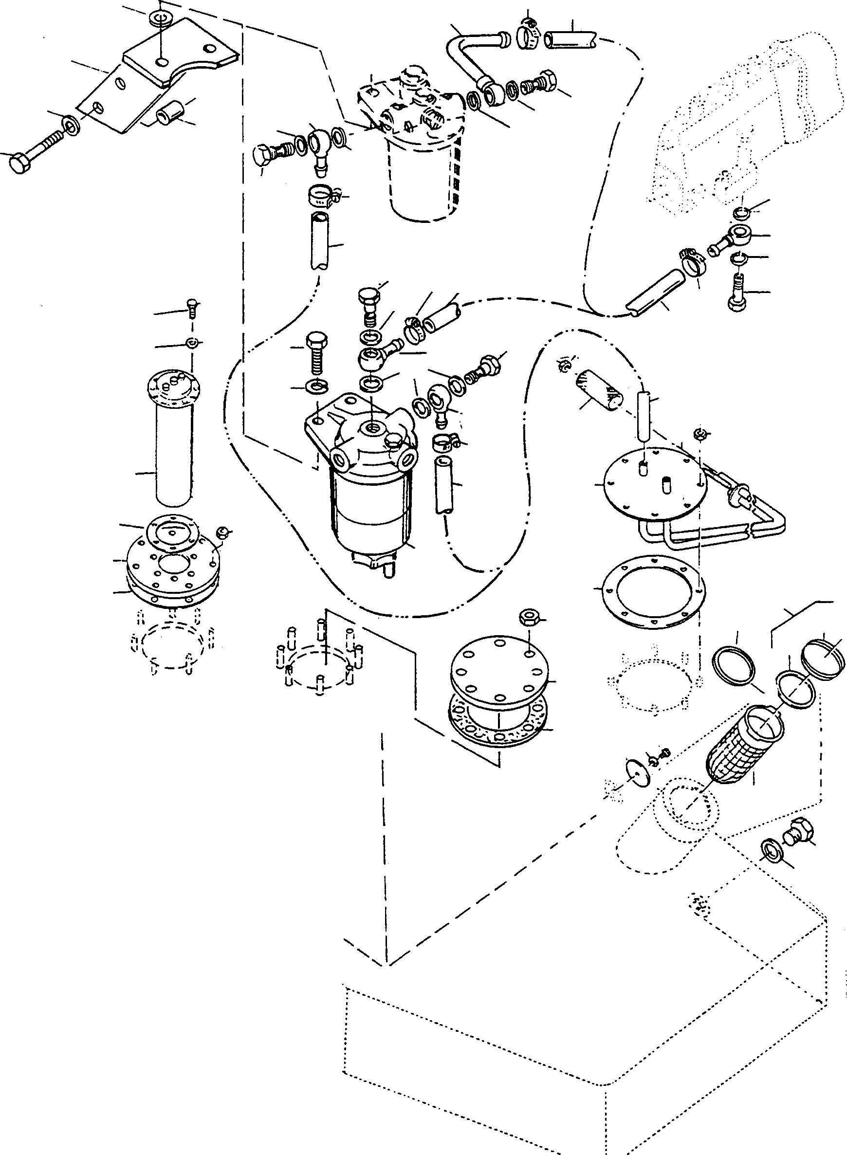 Compactors Komatsu / CD230 S/N 370720051 - Up(cd230) / FUEL SYSTEM, PRE FILTER(01-28 : A3754)