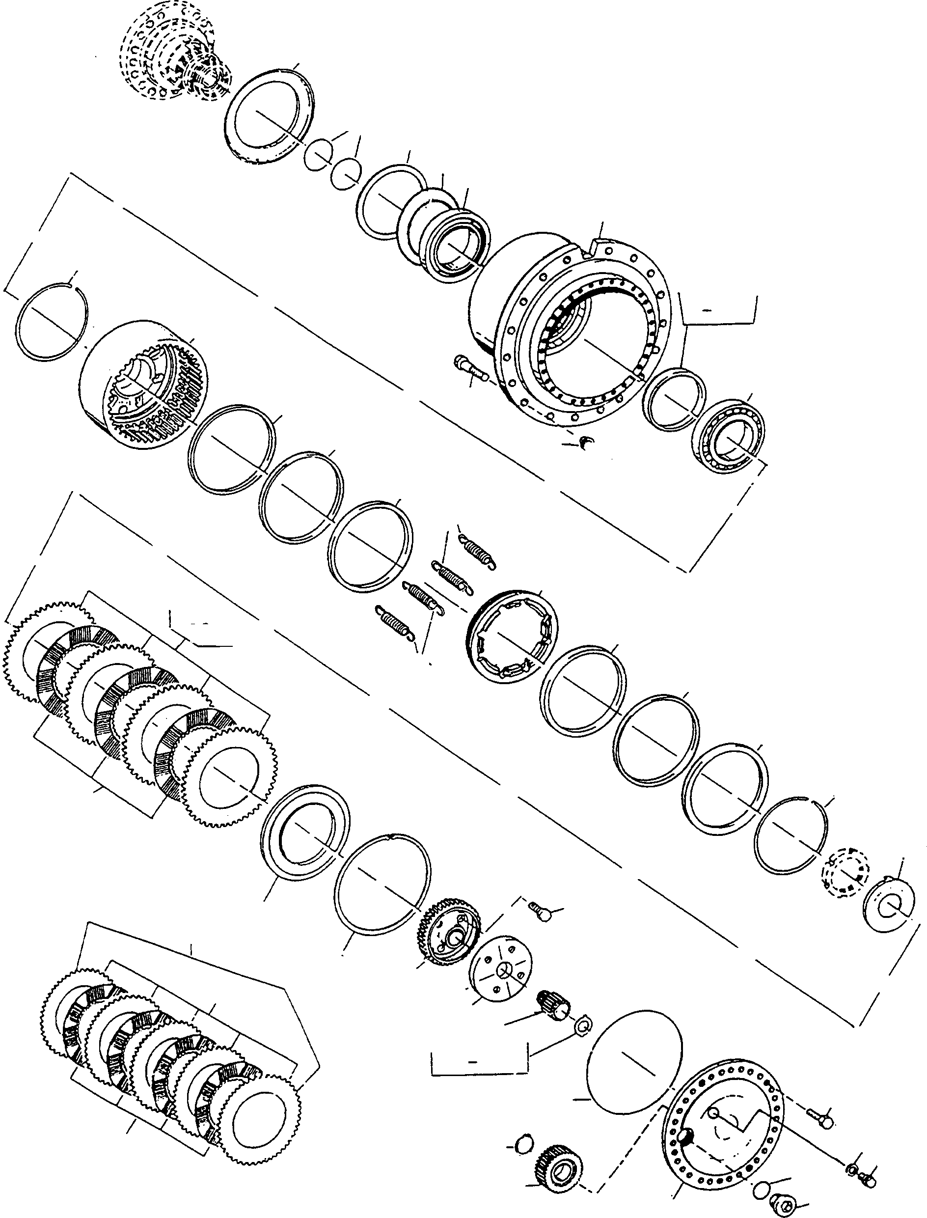 Compactors Komatsu / CD230 S/N 370720051 - Up(cd230) / BRAKE, FRONT AXLE(08-03 : A4723*)