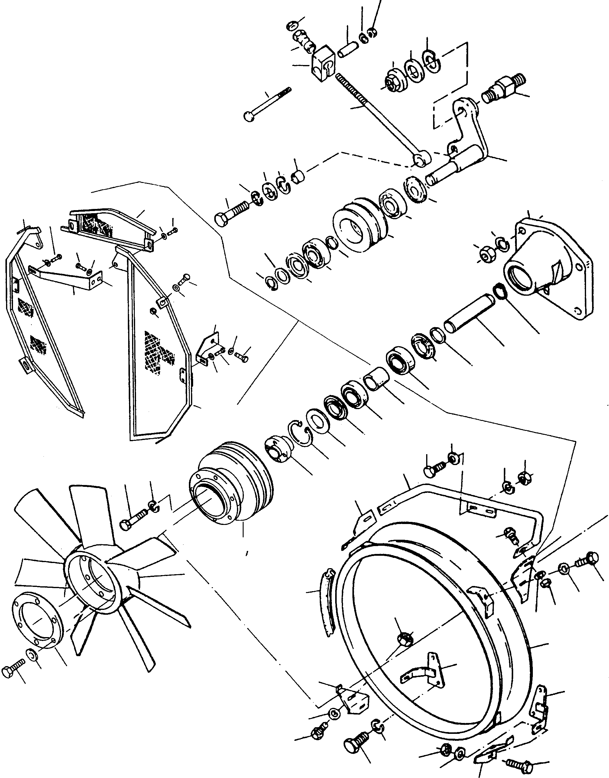 Compactors Komatsu / CD230 S/N 370720051 - Up(cd230) / FAN, BELT TENSIONER(01-17 : A4956)