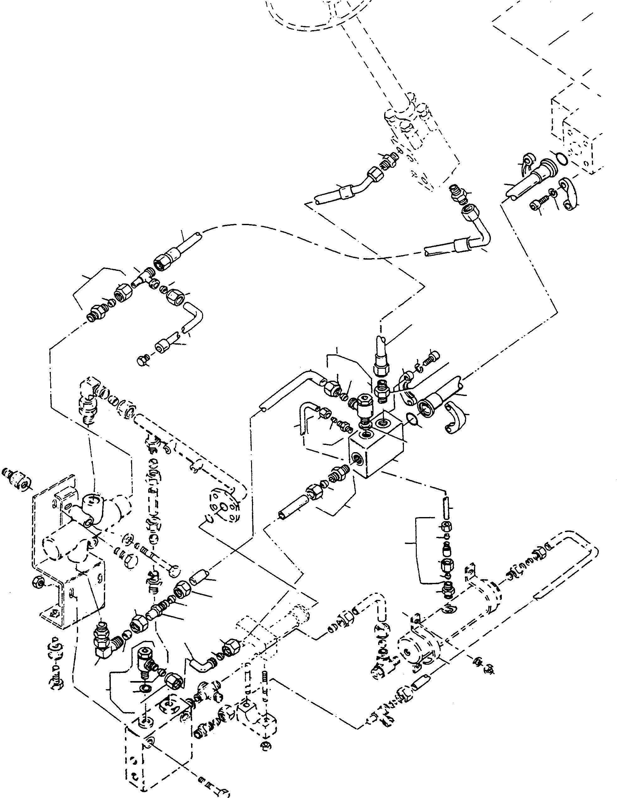 Compactors Komatsu / CD230 S/N 370720051 - Up(cd230) / STEERING VALVE, PIPINGS(07-04|a : A5062)