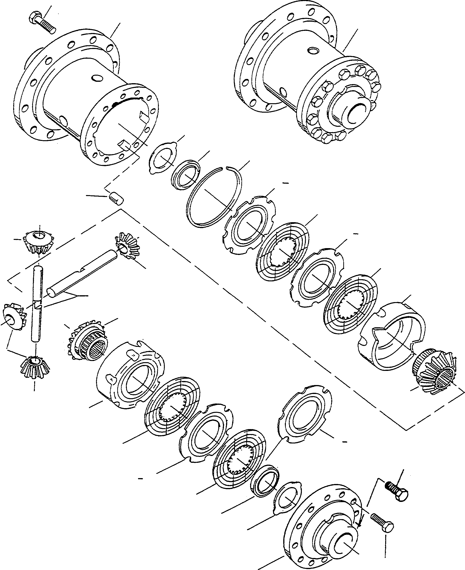 Compactors Komatsu / CD230 S/N 370720051 - Up(cd230) / DIFFERENTIAL, FRONT AXLE(05-45|b : A5275)