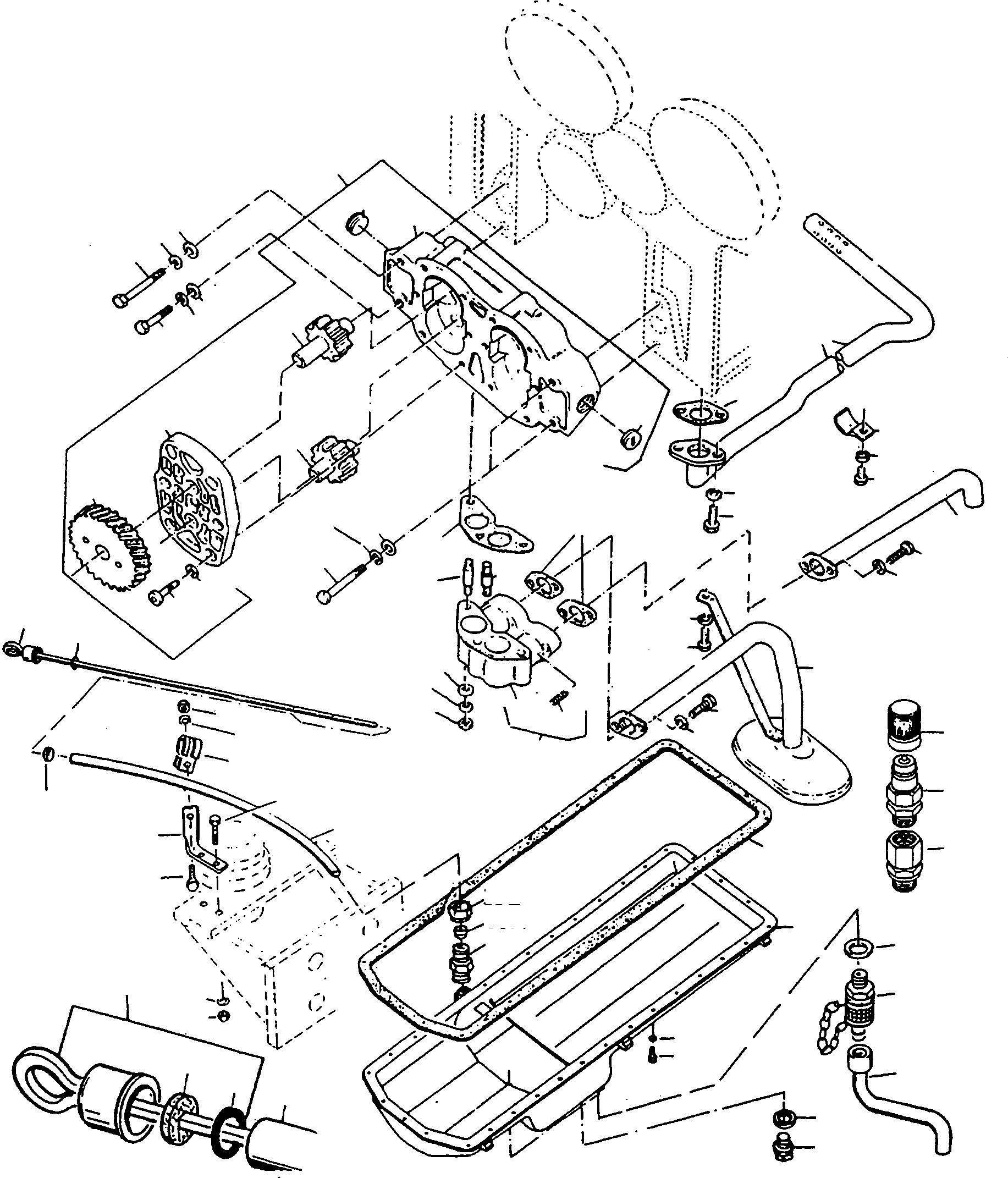 Compactors Komatsu / CD230 S/N 370720051 - Up(cd230) / ENGINE LUBRICATION(01-10 : A5342)