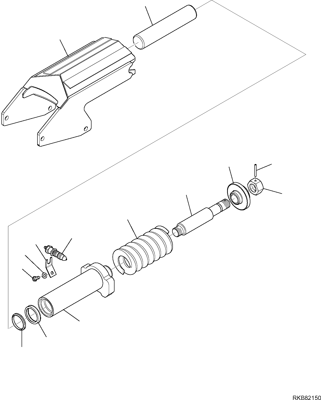 Skid Steer Loaders Komatsu / CK25-1 S/N F00003-Up(ck25) / RECOIL SPRING, R.H.(C-3305 : 3305)
