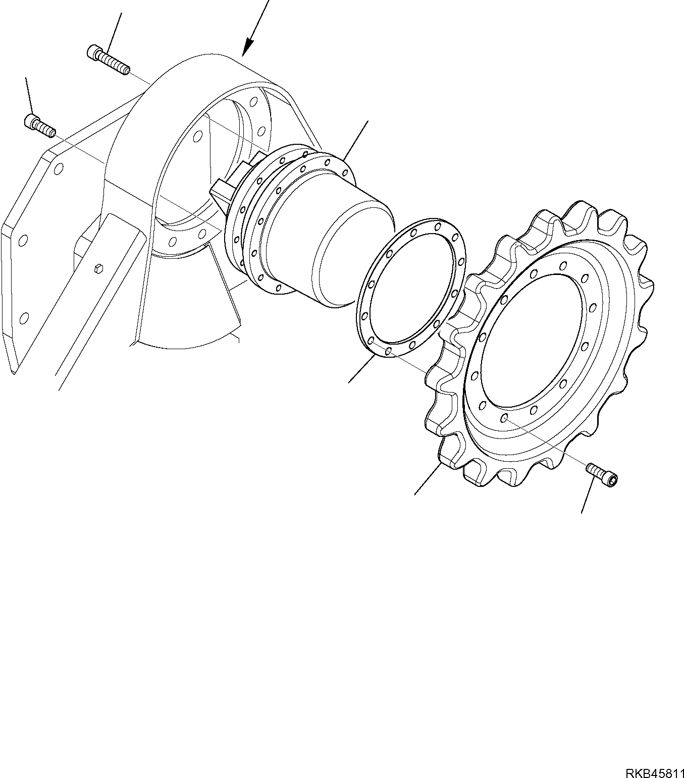 Skid Steer Loaders Komatsu / CK25-1 S/N F00003-Up(ck25) / SPROCKET(C-3350 : 3350)