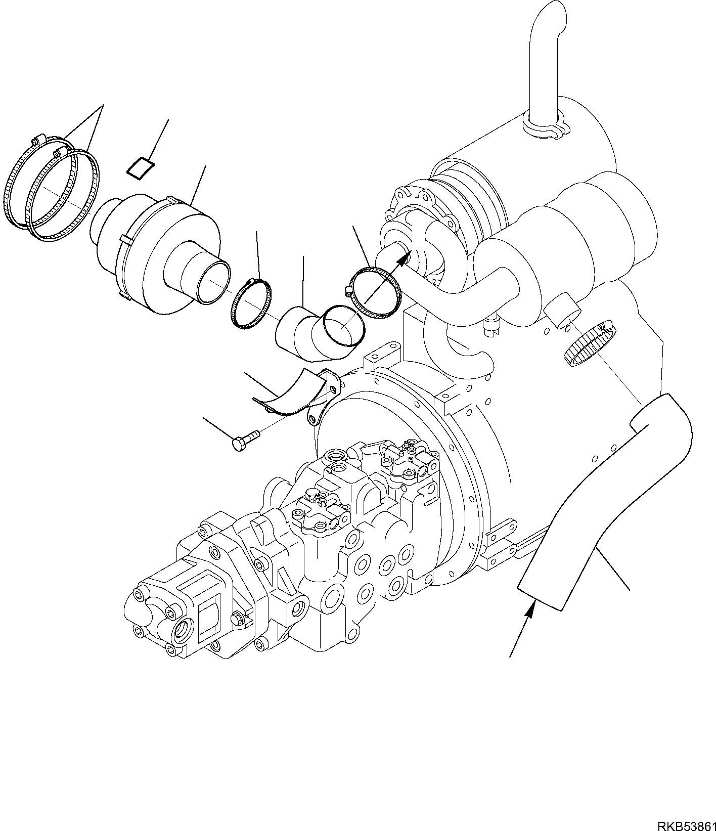 Skid Steer Loaders Komatsu / CK30-1 S/N F00003 AND UP(ck30) / AIR CLEANER PREFILTER(B-1150 : 1150)