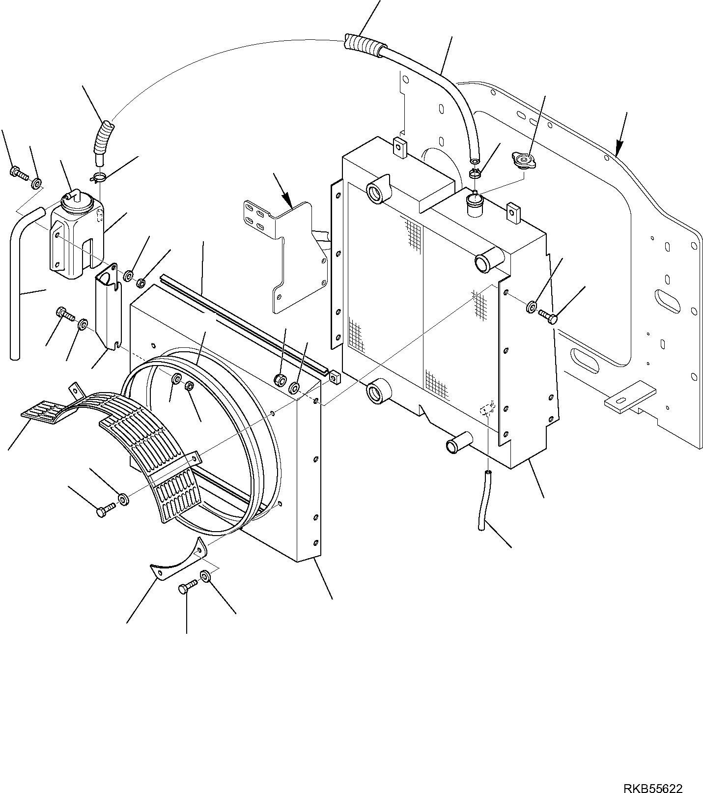 Skid Steer Loaders Komatsu / CK30-1 S/N F00003 AND UP(ck30) / RADIATOR (2/2)(B-1206 : 1206)