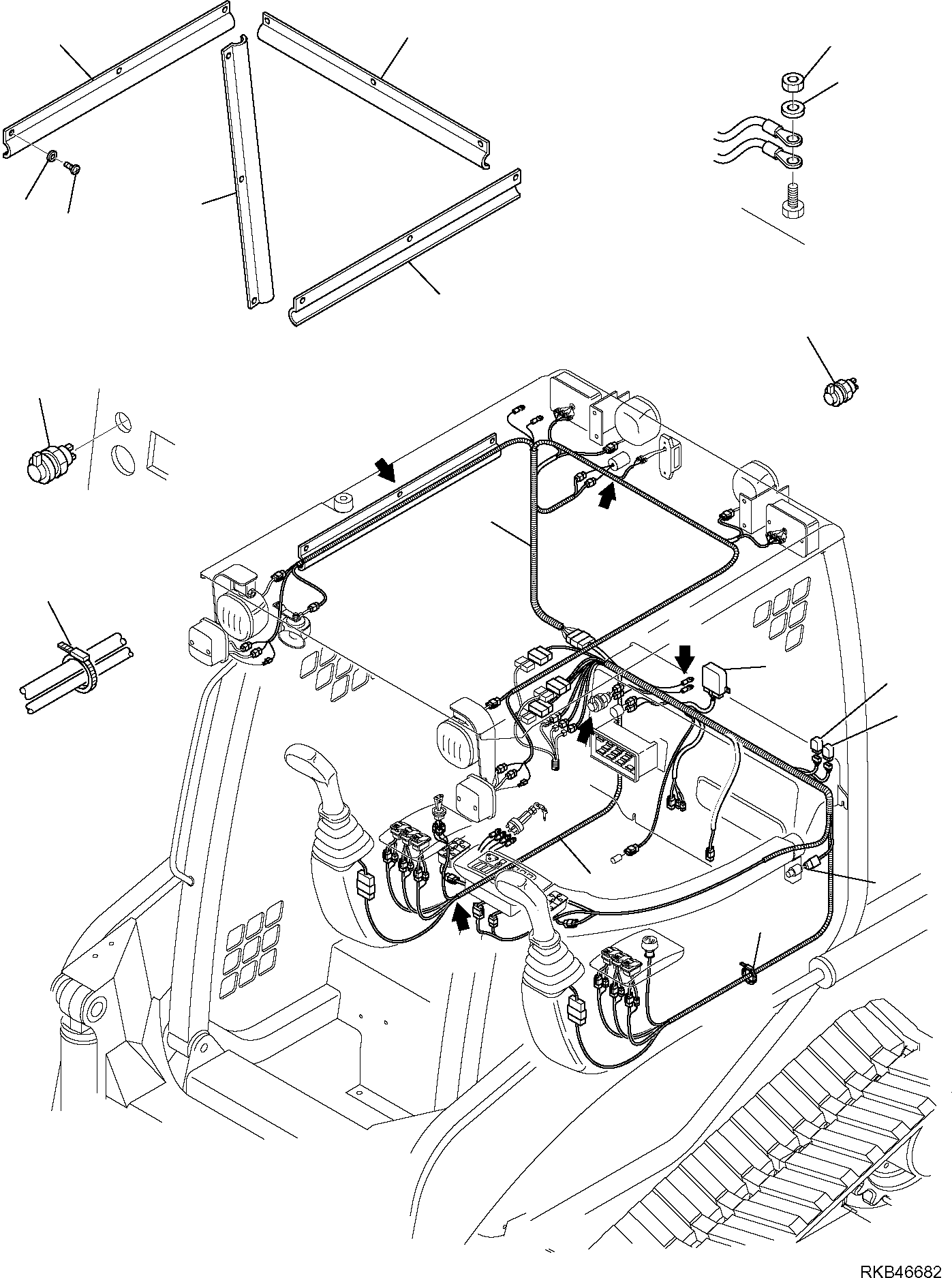 Skid Steer Loaders Komatsu / CK30-1 S/N F00003 AND UP(ck30) / ELECTRICAL SYSTEM (1/4)(B-1500 : 1500)