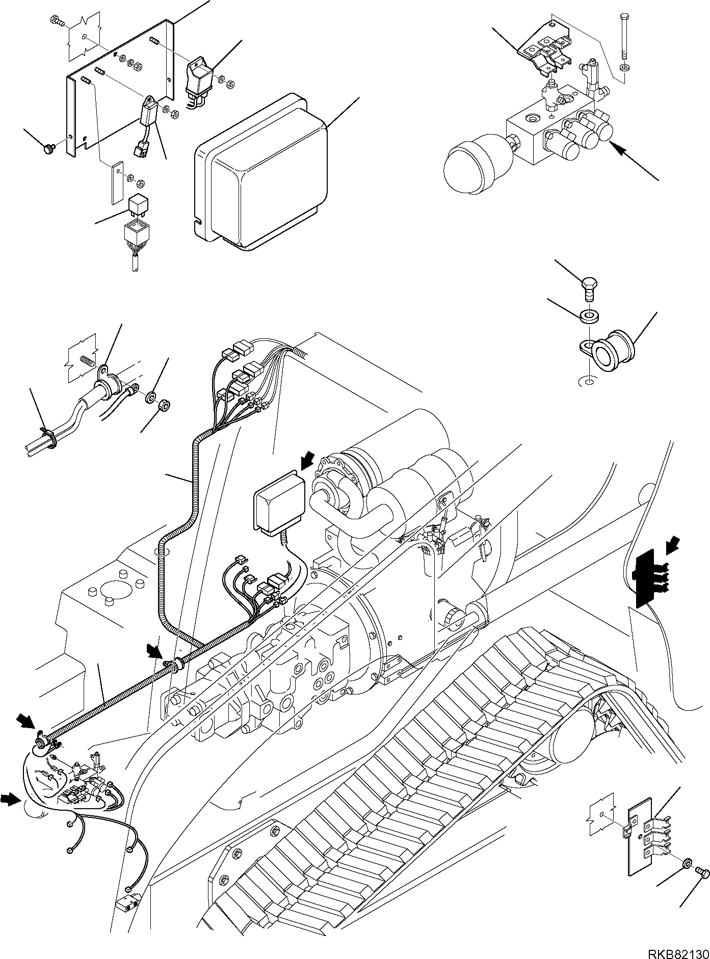 Skid Steer Loaders Komatsu / CK30-1 S/N F00003 AND UP(ck30) / ELECTRICAL SYSTEM (2/4)(B-1510 : 1510)