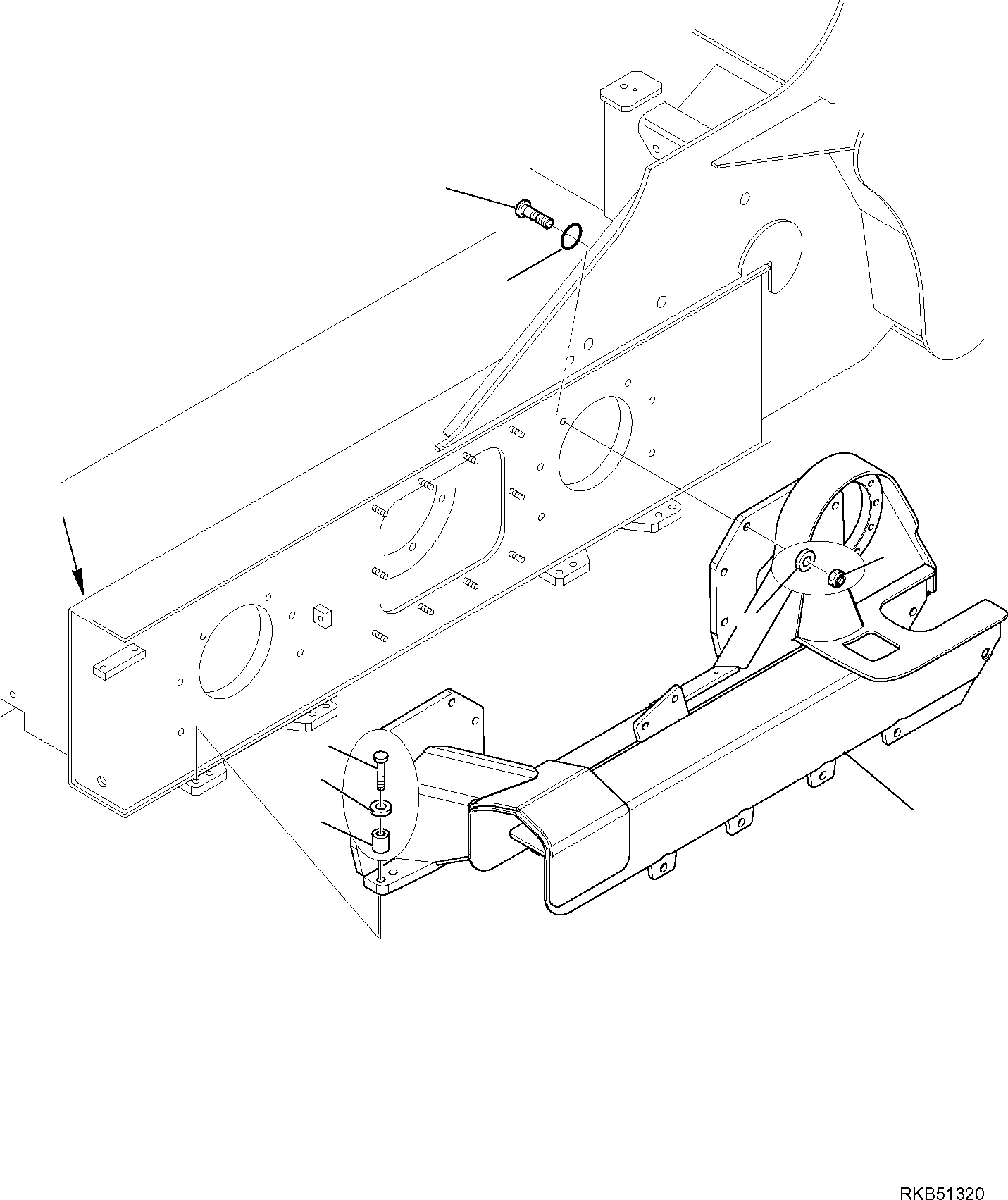 Skid Steer Loaders Komatsu / CK30-1 S/N F00003 AND UP(ck30) / TRACK FRAME(C-3200 : 3200)