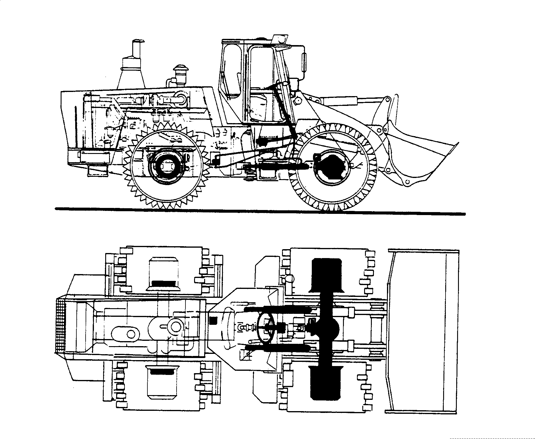 Compactors Komatsu / CL290 S/N 370620051 - Up(cl290) / 03 STEERING SYSTEM, FRONT AXLE, BRAKE SYSTEM(03 : 03)