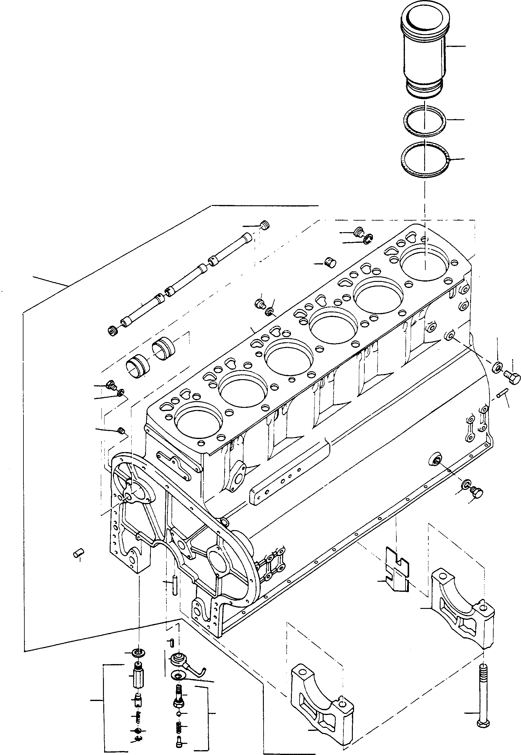Compactors Komatsu / CL290 S/N 370620051 - Up(cl290) / CYLINDER BLOCK AND ATTACHING PARTS(01-02 : A1893)