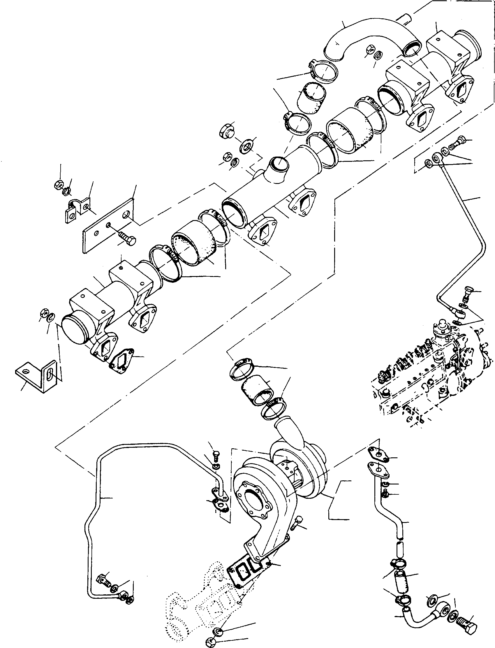 Compactors Komatsu / CL290 S/N 370620051 - Up(cl290) / INTAKE MANIFOLD, TURBOCHARGER(01-47 : A1915)