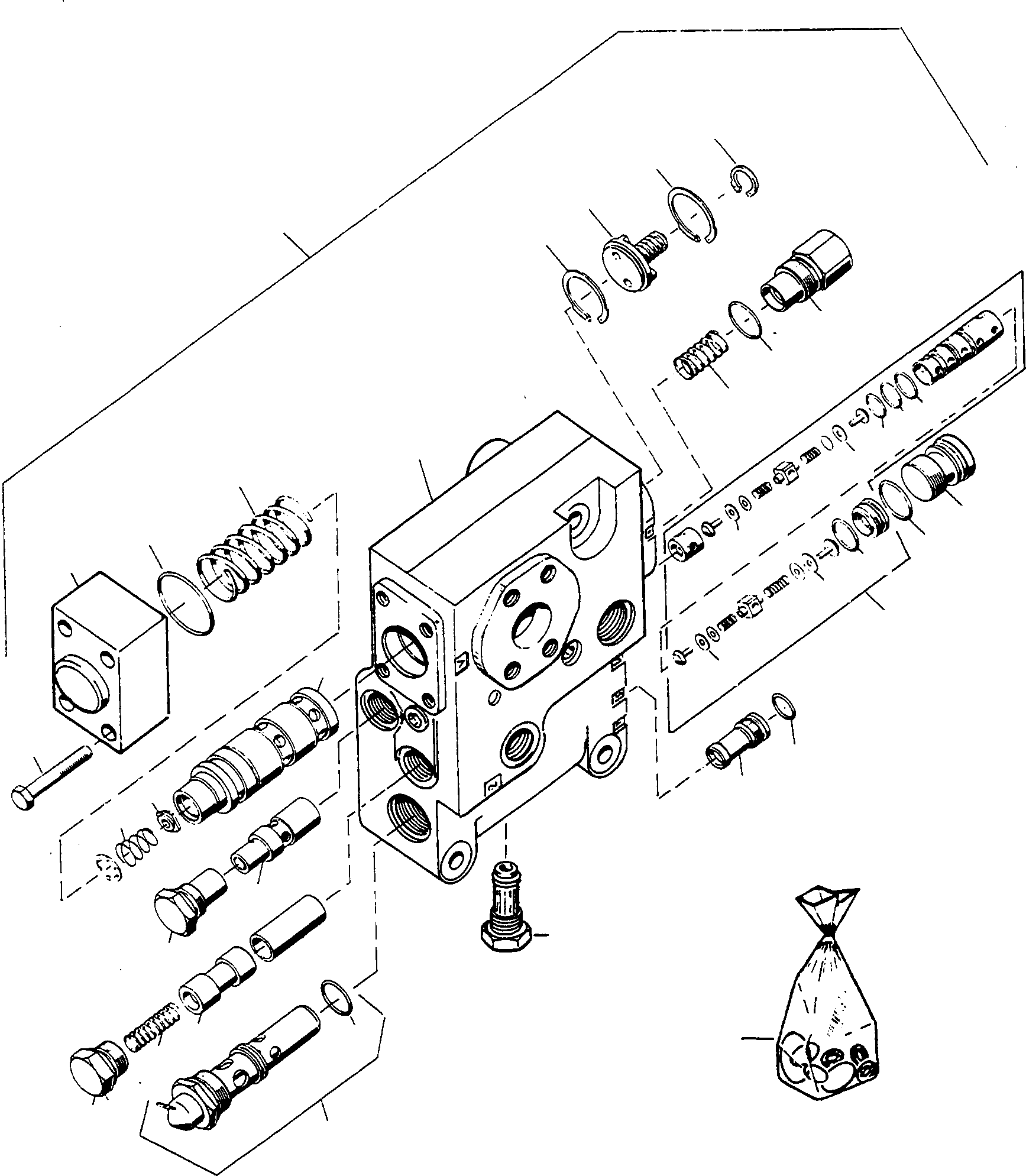 Compactors Komatsu / CL310 S/N 377320051 - Up(cl310) / VALVE BLOCK(07-12 : A3683)