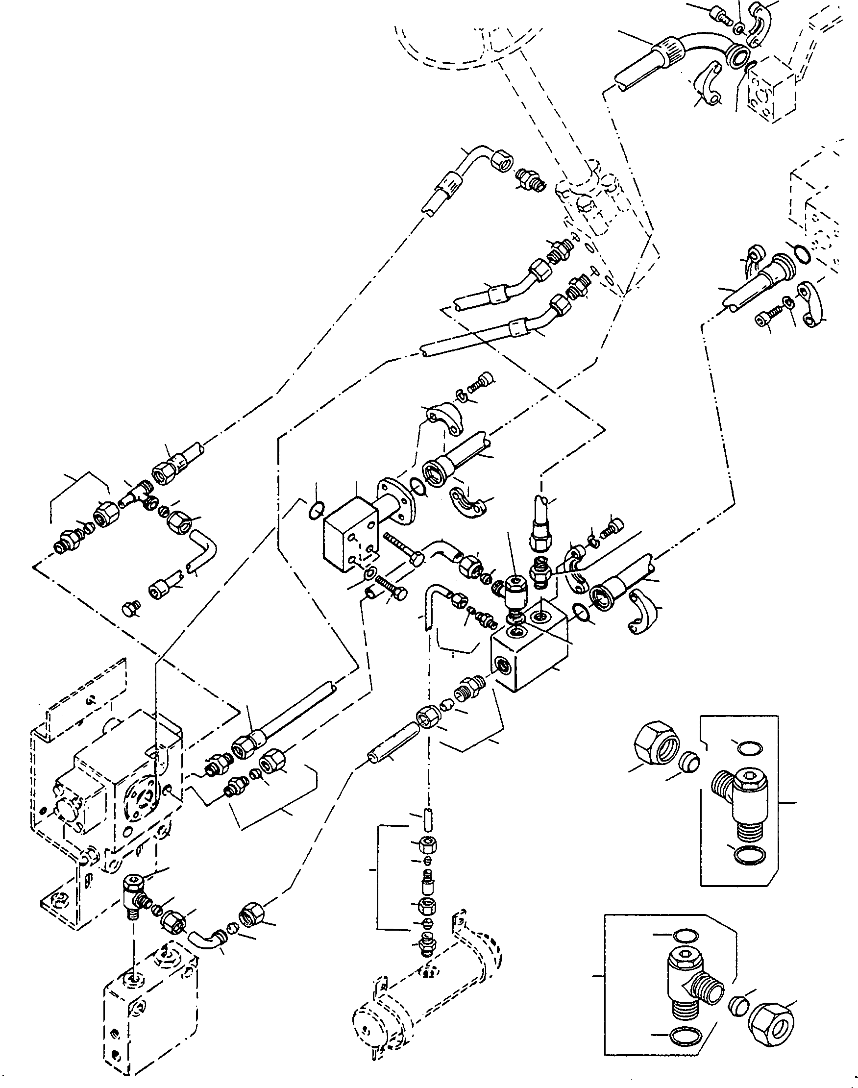 Compactors Komatsu / CL310 S/N 377320051 - Up(cl310) / STEERING VALVE, PIPINGS(07-04|a : A3967)