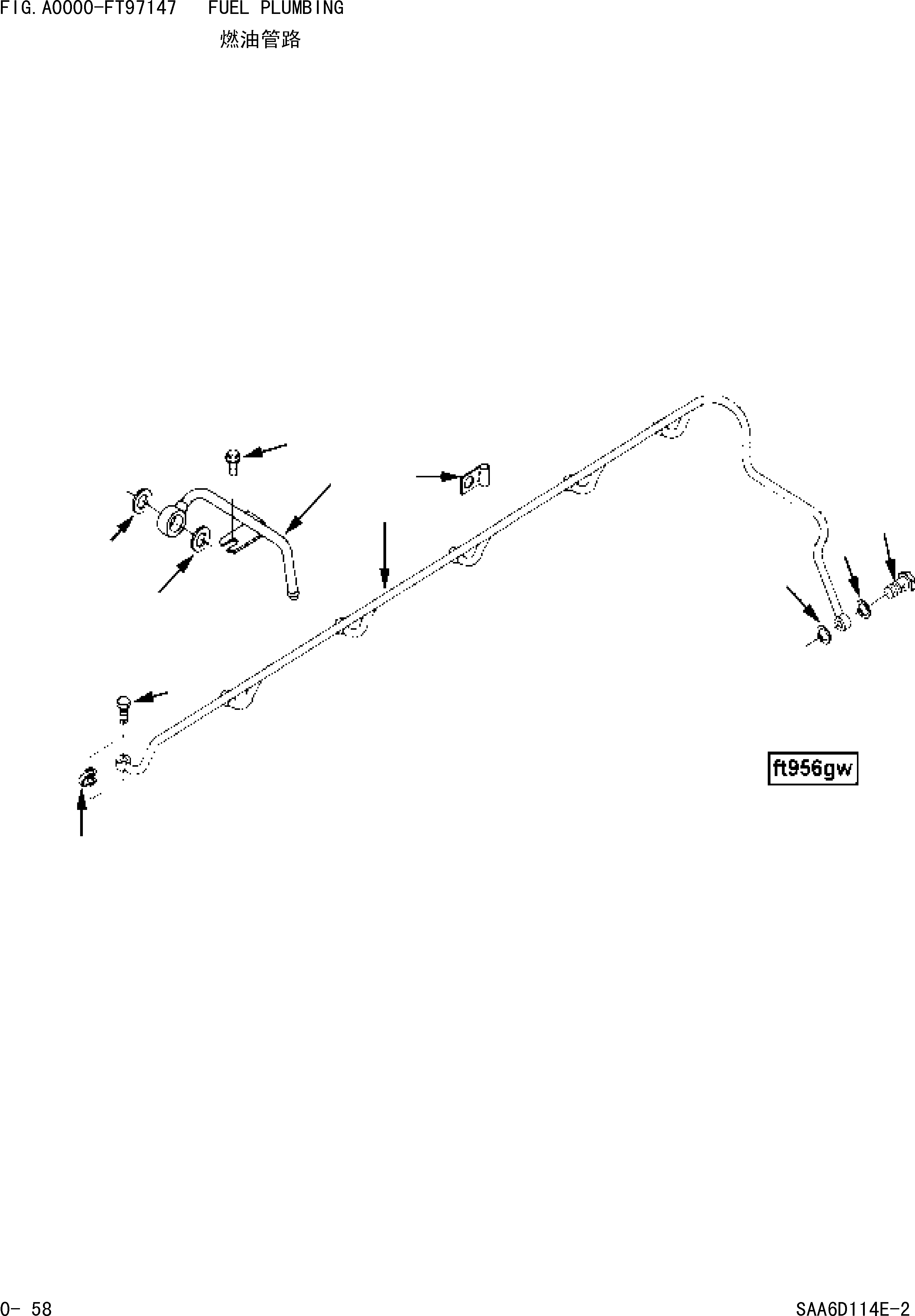 Wheel Loaders Komatsu / WA380-3 S/N 16338-UP(cw3800t2) / FUEL PLUMBING(|000030 : |000030)