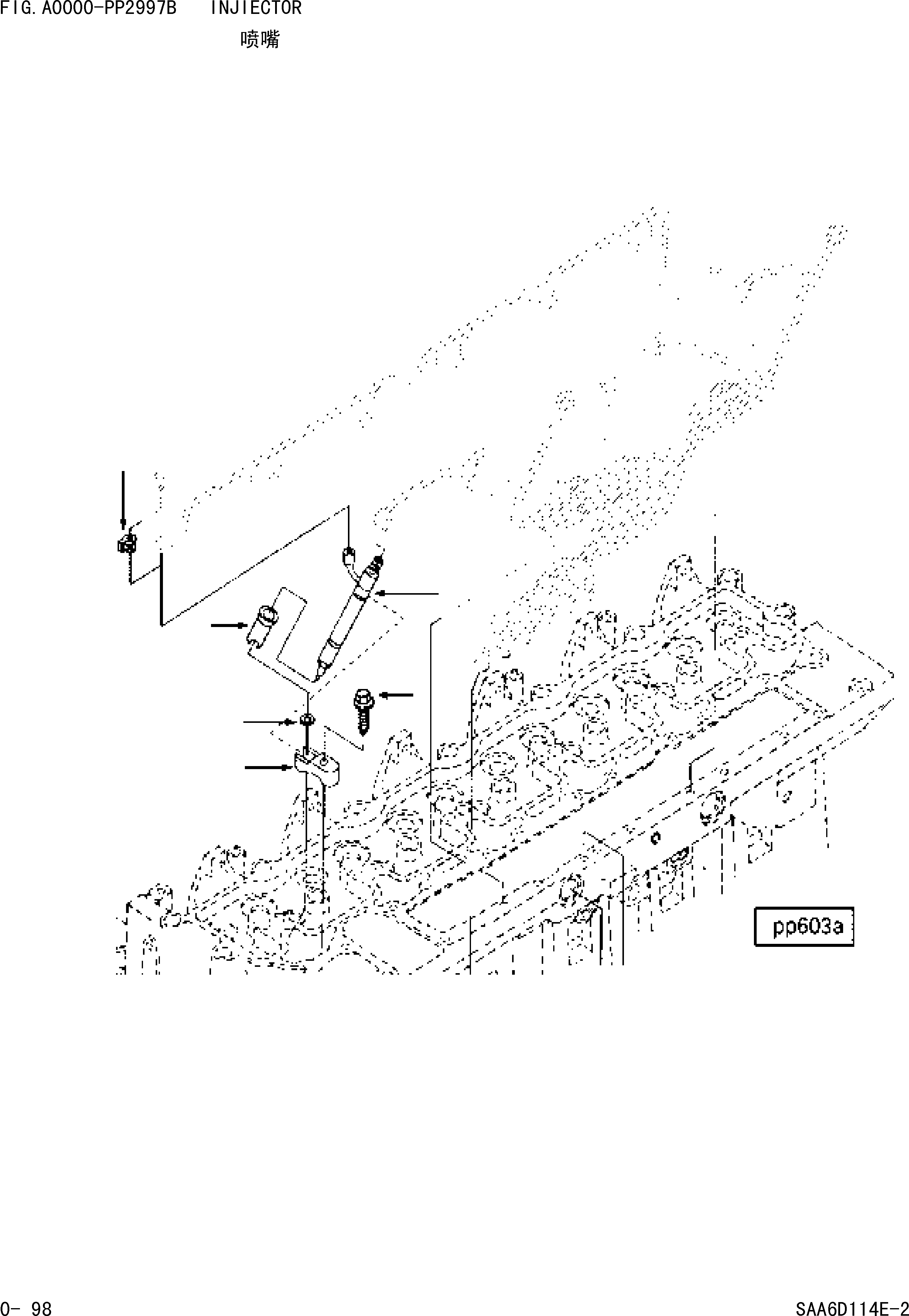 Wheel Loaders Komatsu / WA380-3 S/N 16338-UP(cw3800t2) / INJIECTOR(|000050 : |000050)